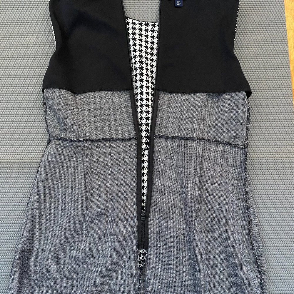 nwot LANDS END sleeveless dress houndstooth dress pockets - Picture 9 of 12